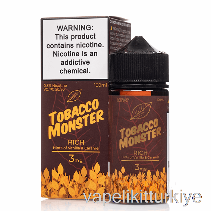 Vape Likit Rich - Tütün Canavarı - 100ml 12mg